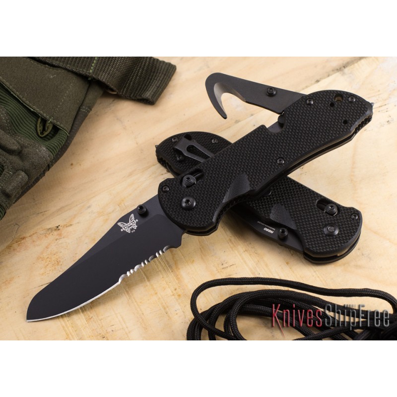 Couteau Benchmade Triage Black Mixte