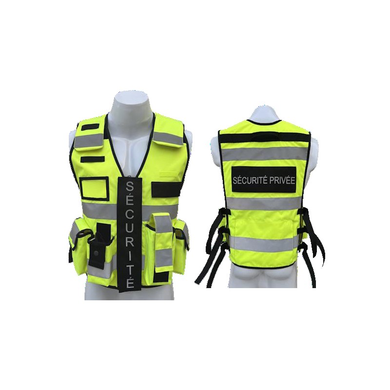 Gilet Urban Force Sécurité Privée ou Sécurité Incendie