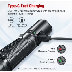 Lampe rechargeable Klarus XT2CR PRO couleur Gris Béton