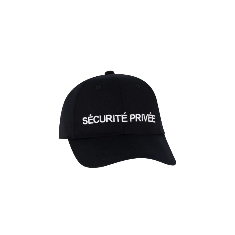 Casquette avec Broderie Sécurité Privée – GK SAFETEK®