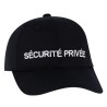 Casquette avec Broderie Sécurité Privée – GK SAFETEK®