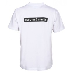 Tee-shirt Sécurité Privée Blanc City Guard