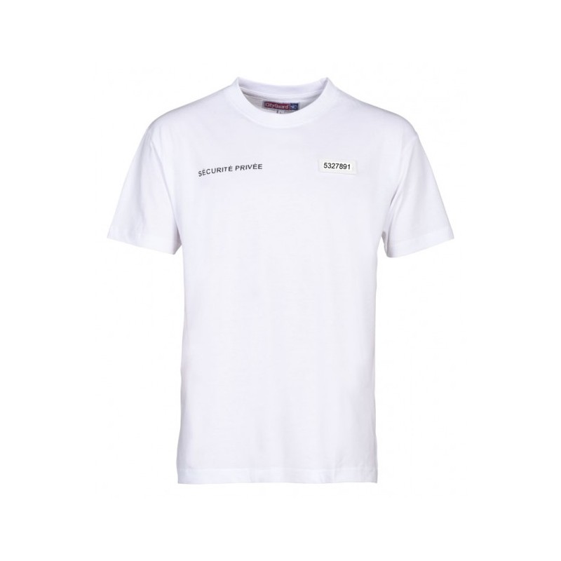 Tee-shirt Sécurité Privée Blanc City Guard