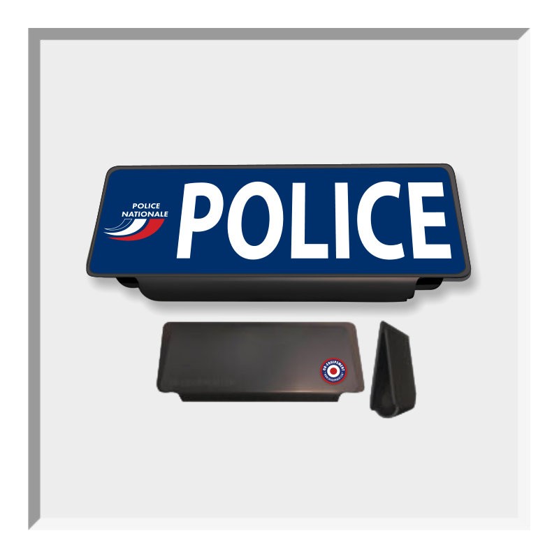 Pare-soleil the clip " Police Nationale avec griffe "