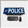 Pare-soleil the clip " Police Nationale avec griffe "