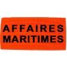 Brassard Affaires Maritimes Orange Fluo